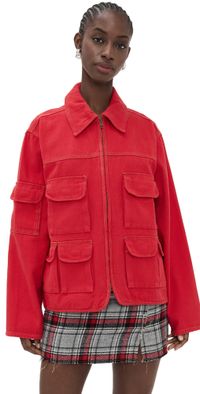 Lioness Renacida Jacket Crimson XL