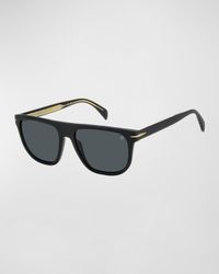 Men's Acetate Square Sunglasses