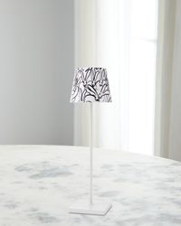 x Zafferano Poldina Pro Rechargeable 15" Table Lamp, White Rabbit Run