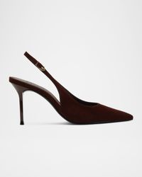 Alicia Suede Slingback Pumps