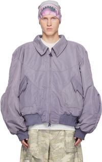 YAKU Blouson aviateur Karis mauve