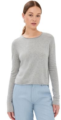 LISA YANG Ida Cashmere Sweater Dove Grey 2