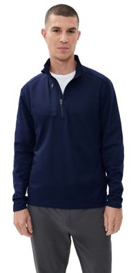 RLX Ralph Lauren Luxury Performance Driver Quarter Zip Refined Navy XL
