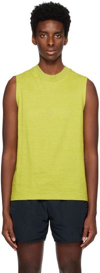 ROA Green Printed Tank Top