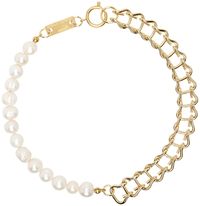 IN GOLD WE TRUST PARIS Gold Pearl Vintage Necklace