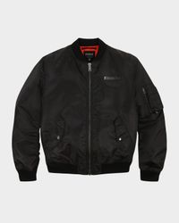 Men's MA-1 Nylon Bomber Jacket