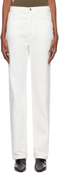 TOTEME Off-White Classic Jeans