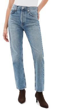 AGOLDE 90's Pinch Waist High Rise Straight Jeans Navigate 30