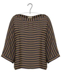 Momoni - Top ample ada - Taille L - Marron