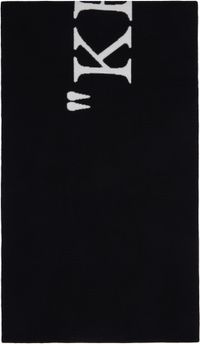 Off-White Black & White 'Keep Warm' Scarf