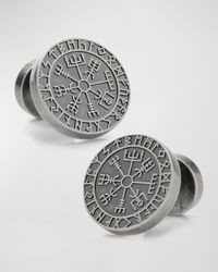 Men's Vegvisir Viking Compass Cufflinks