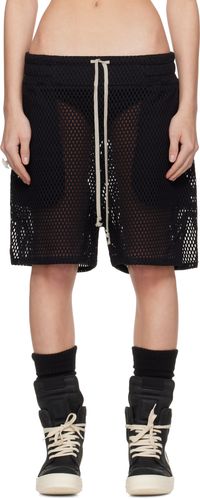Rick Owens Black Champion Edition Mesh Shorts