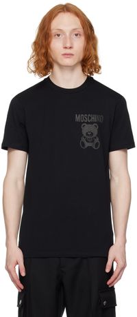Moschino Black Bonded T-Shirt