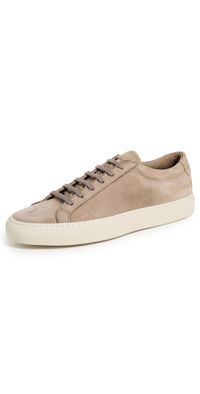Common Projects Achilles In Nubuck Sneakers Taupe 39