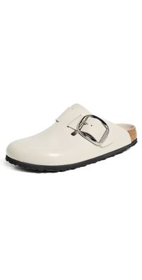 Birkenstock Boston Big Buckle Clogs Dressy Oyster 39