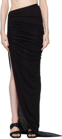 Rick Owens Black Porterville Edfu Maxi Skirt