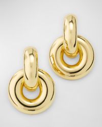 Mia Gold-Plated Loop Earrings