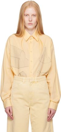 LEMAIRE Yellow Philippe Weisbecker Relaxed Shirt