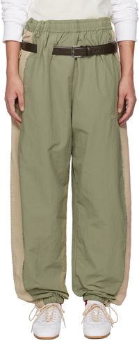 Magliano Khaki & Beige Rave Track Pants