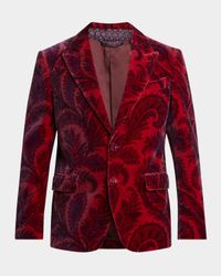 Men's Velvet Paisley Evening Jacket