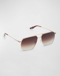 Men's Royale Titanium Aviator Sunglasses