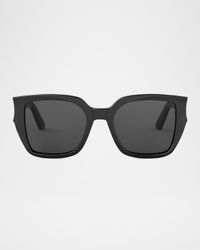 DiorGlow S1I Square Acetate Sunglasses