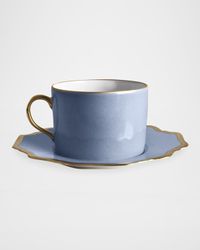 Anna's Palatte Sky Blue Tea Saucer