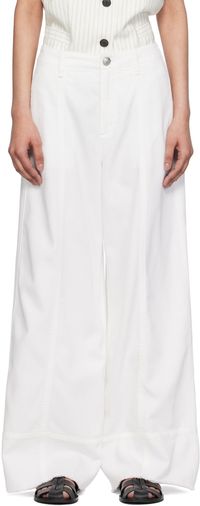 rag & bone Jean Arianna blanc en denim ultraléger