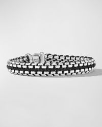 Men's Woven Box Chain Bracelet, 10mm