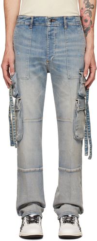 AMIRI Blue Tactical Cargo Pants
