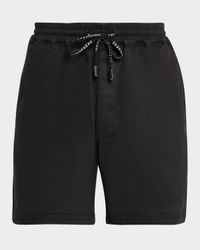 Men's Coated Relaxed-Fit Drawstring Shorts