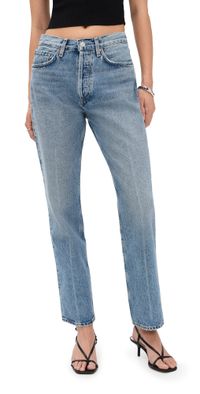 AGOLDE Lana High Rise Vintage Straight Jeans Brink 25