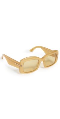 Tom Ford Venetia Sunglasses Shiny Opal Honey One Size