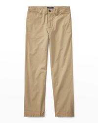 Boy's Flat Front Chino Pants, Size 4-14