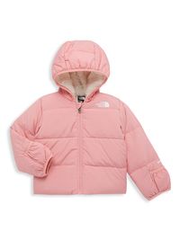 Baby Girl's Down Hooded Jacket - Shady Rose - Size 18 Months