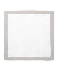 Casual Couture Boarder Square Placemats, Set of 4
