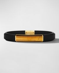 10mm Men's Streamline ID Rubber Bracelet