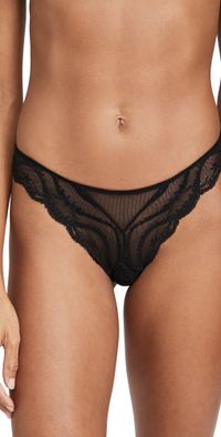 Kiki De Montparnasse Leche Moi Thong Black S