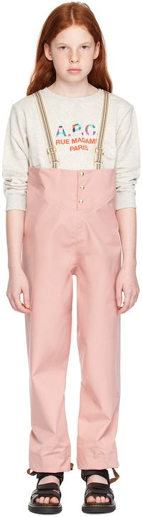 fairechild Enfant | Pantalon de pluie hydrofuge rose