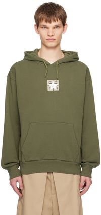 Givenchy Green 4G Stars Hoodie
