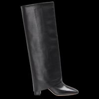 Mi/mai - Bottes en cuir de veau - Taille 41 - Noir