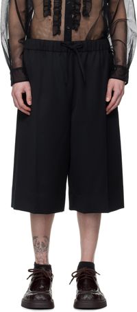 Simone Rocha Short long et ample noir
