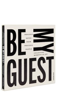 Printworks Guest Book Black/White One Size