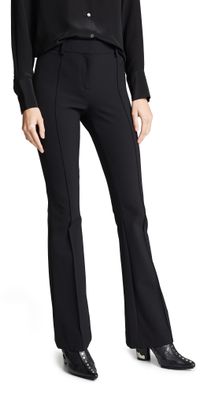 Veronica Beard Hibiscus Flare Pants Black 2