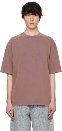 Acne Studios Purple Relaxed Fit Crew Neck T-shirt