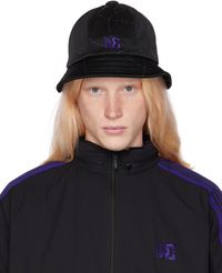 NEEDLES Black DC Edition Bucket Hat