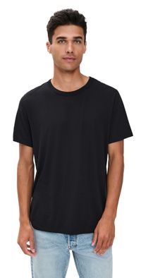 Marine Layer Signature Crew Tee Black L