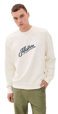 Malbon Golf Grayson Sweatshirt Beige XXL