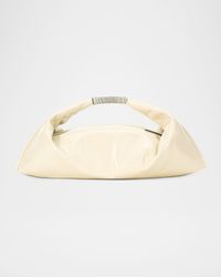 Ronnie Mini Crinkled Leather Top-Handle Bag