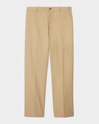 Men's Straight Fit Flat-Front Safari Pants